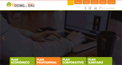 Desktop Screenshot of hostingdeperu.com