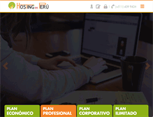 Tablet Screenshot of hostingdeperu.com